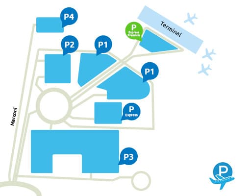Parcheggio P Express Premium Bologna Aeroporto