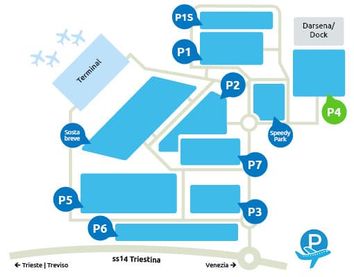 Parcheggio P4 Venezia Aeroporto