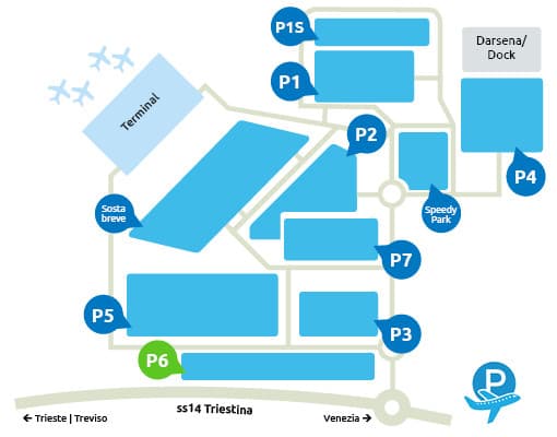 Parcheggio P6 Aeroporto Venezia