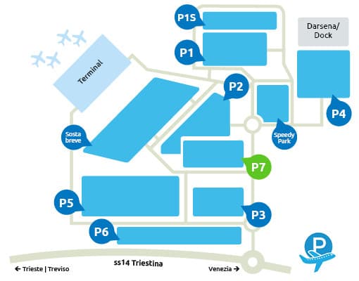 Parcheggio P7 Venezia Aeroporto